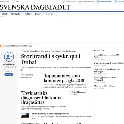 Bildjournalen startsida 2016