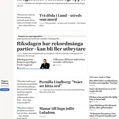Bildjournalen startsida 2018