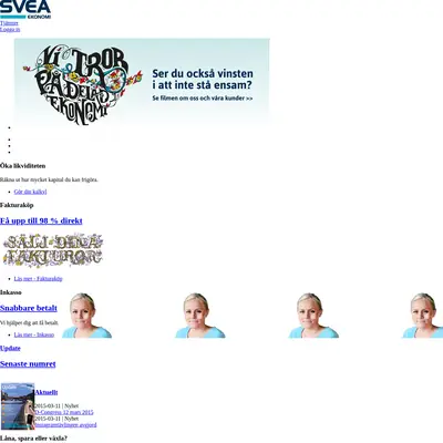 Svea startsida 2015
