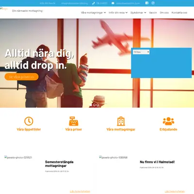 Magasin Vaccin startsida 2019