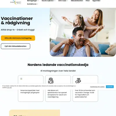 Magasin Vaccin startsida 2024