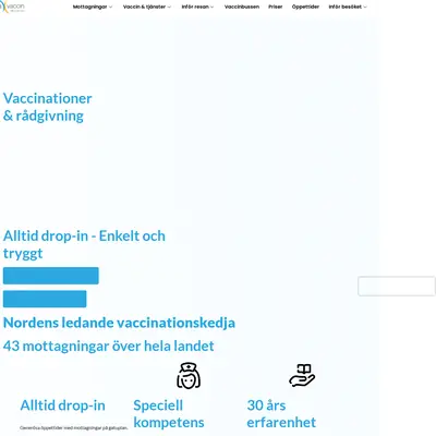 Magasin Vaccin startsida 2025