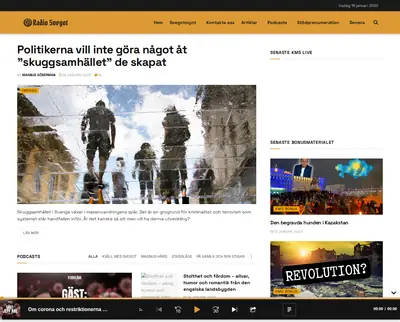 svegot.se startsida 2022