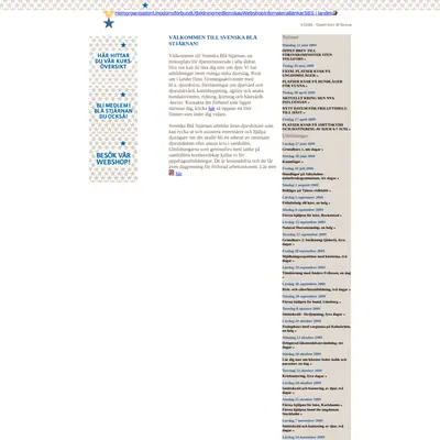 svenskablastjarnan.se startsida 2009