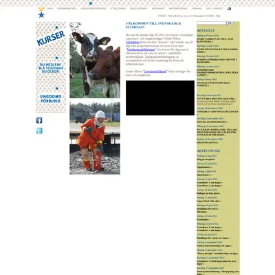 svenskablastjarnan.se startsida 2012
