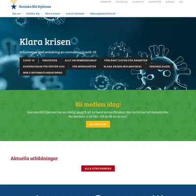 svenskablastjarnan.se startsida 2020