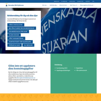 svenskablastjarnan.se startsida 2023