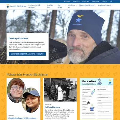 svenskablastjarnan.se startsida 2024
