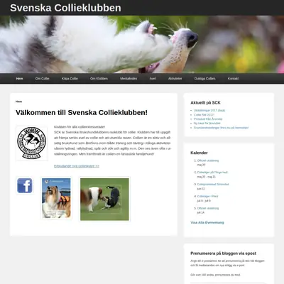 svenskacollieklubben.se startsida 2017