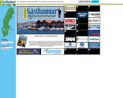 Svenska Gästhamnar startsida 2007