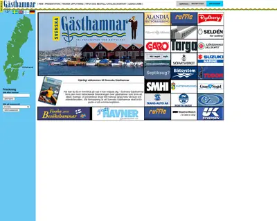 Svenska Gästhamnar startsida 2012