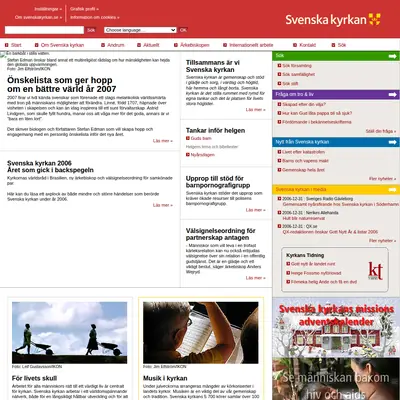 www.svenskakyrkan.se/tranas startsida 2007