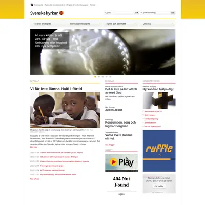 www.svenskakyrkan.se/tranas startsida 2013