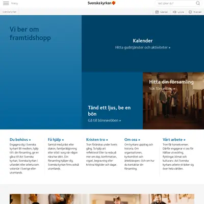 www.svenskakyrkan.se/tranas startsida 2021