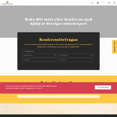 Magasinet Svenska Möten startsida 2023