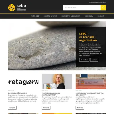 www.svenskasebo.se startsida 2019