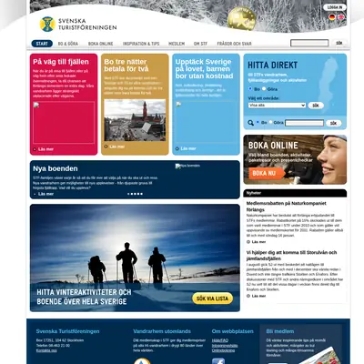 Svenska turistföreningens tidning Turist startsida 2011