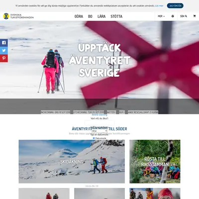 Svenska turistföreningens tidning Turist startsida 2016