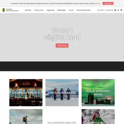 Svenska turistföreningens tidning Turist startsida 2021