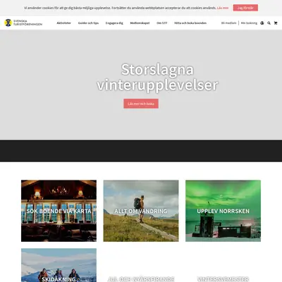 Svenska turistföreningens tidning Turist startsida 2022