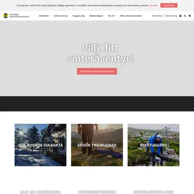 Svenska turistföreningens tidning Turist startsida 2023