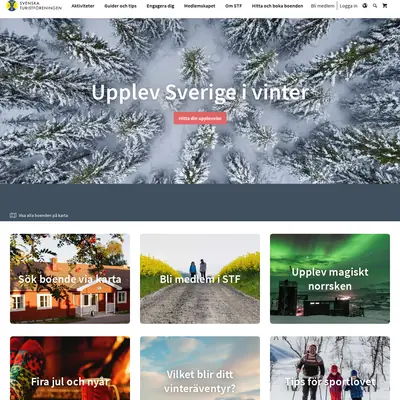 Svenska turistföreningens tidning Turist startsida 2025