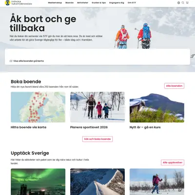 Svenska turistföreningens tidning Turist startsida 2026