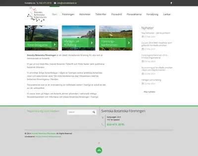 Svensk Botanisk Tidskrift startsida 2014