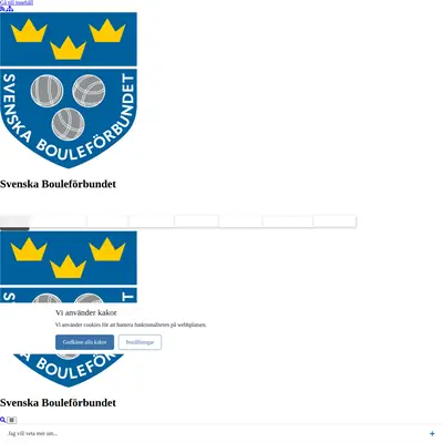 Svensk Boule startsida 2025