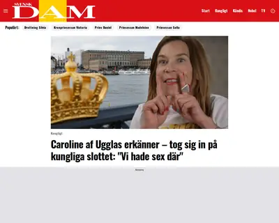 Svensk Damtidning startsida 2024
