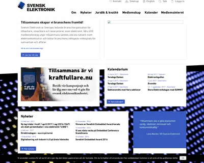 www.svenskelektronik.se startsida 2017