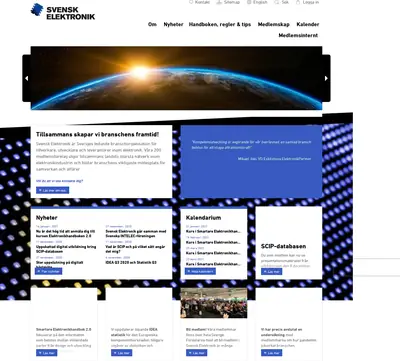 www.svenskelektronik.se startsida 2021
