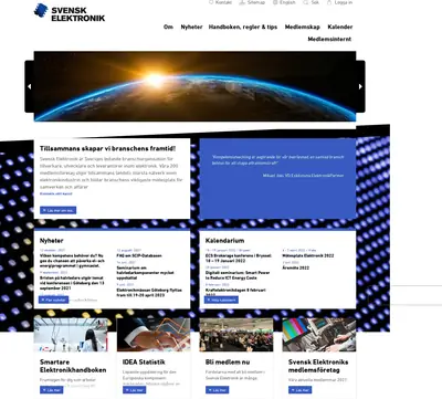 www.svenskelektronik.se startsida 2022