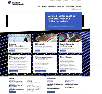 www.svenskelektronik.se startsida 2023