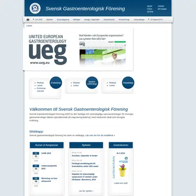 www.svenskgastroenterologi.se startsida 2016