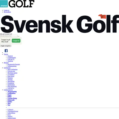 Svensk Golf startsida 2017