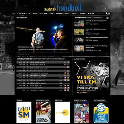 Handboll startsida 2015