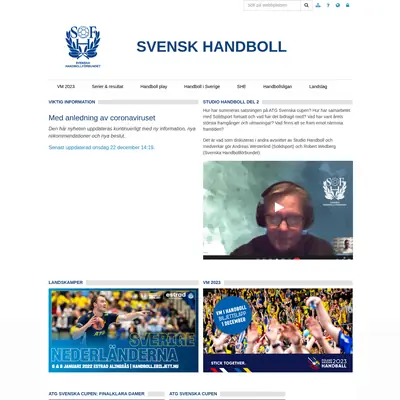 Handboll startsida 2022