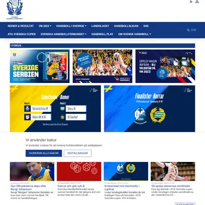Handboll startsida 2023