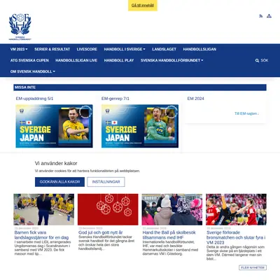 Handboll startsida 2024