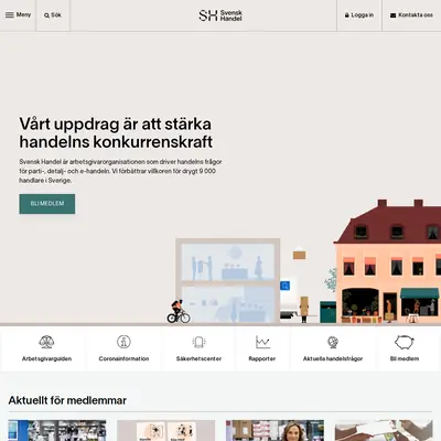 Svensk Grosshandel startsida 2022