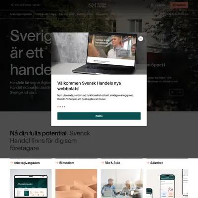 Svensk Grosshandel startsida 2026