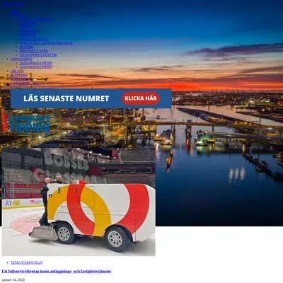 Svensk Leverantörstidning startsida 2022