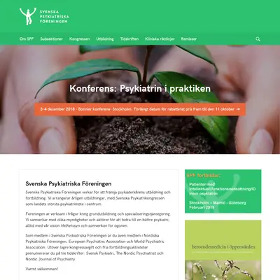 Svensk Psykiatri startsida 2019