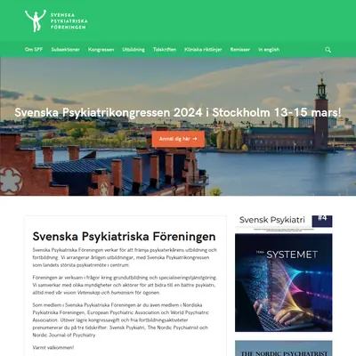 Svensk Psykiatri startsida 2024