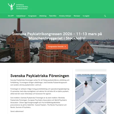 Svensk Psykiatri startsida 2026