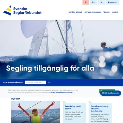 Svensk Segelsport Segling startsida 2026