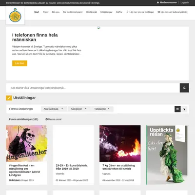 Nyheter från Svenskt Kulturarv startsida 2018
