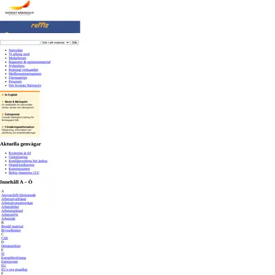 www.svensktnaringsliv.se startsida 2007