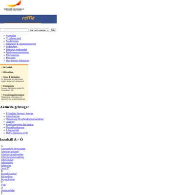 www.svensktnaringsliv.se startsida 2008
